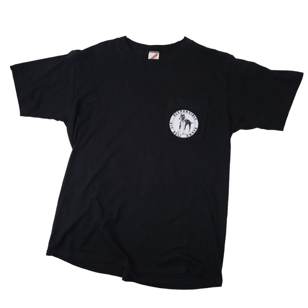 Vintage Responsible Pit Bull Owner Graphic T Shirt